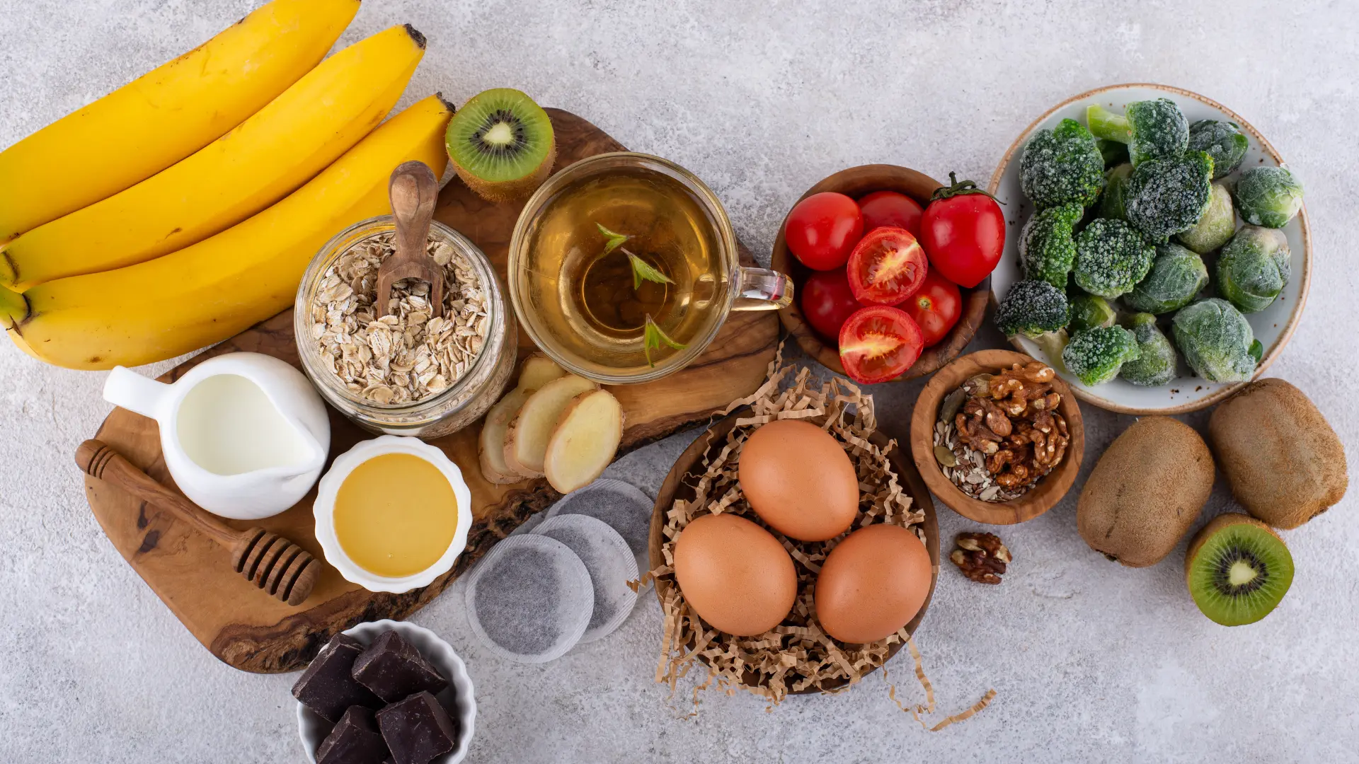 Alimentos ricos en melatonina