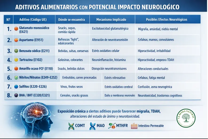 Adtivos alimentarios problemáticos