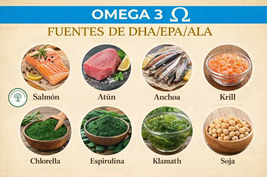 Fuentes animales de ácidos grasos omega 3