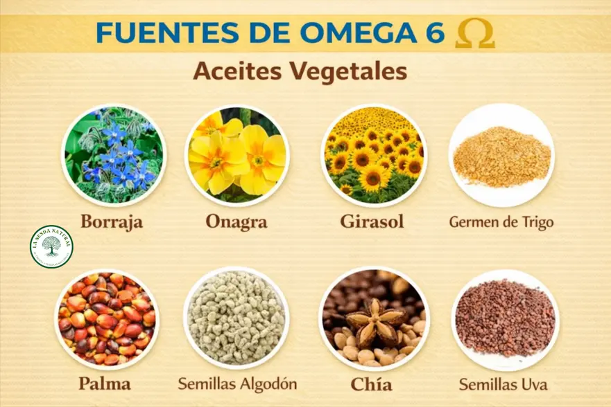 Fuentes de omega 6