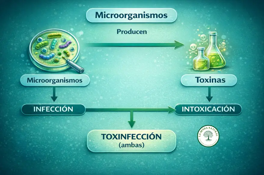 ruta de toxicidad por microorganismos