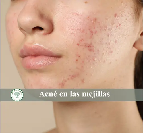Acné en las mejillas