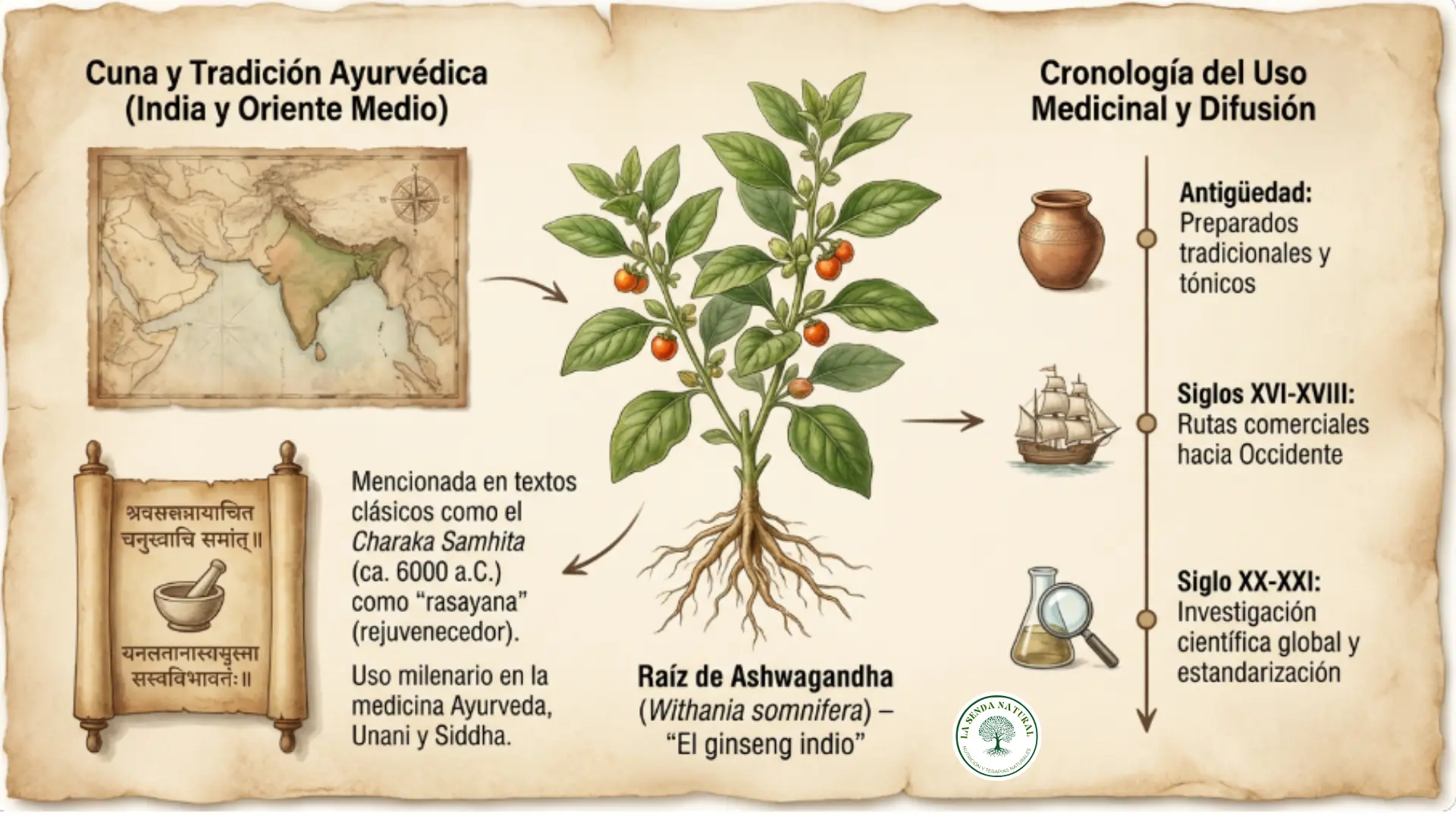 Historia de la Ashwagandha