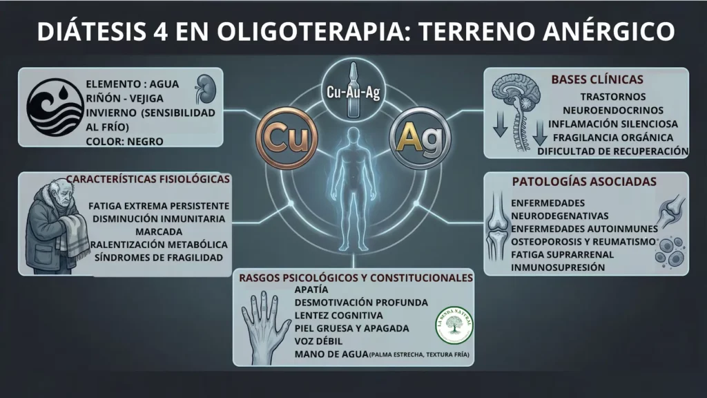 Diátesis 4 terreno anérgico