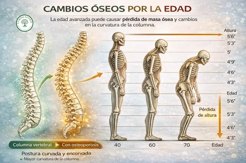 Cambios óseos asociados a la edad