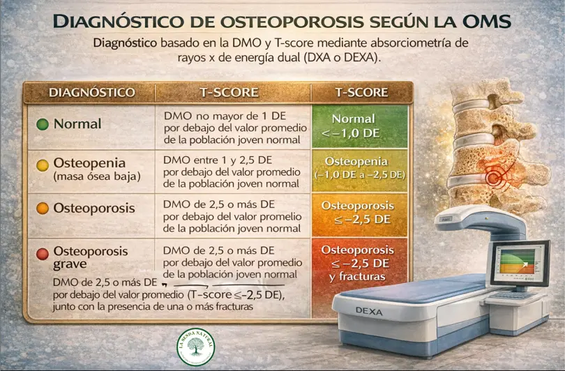 Diagnostico de la osteoporosis según la OMS