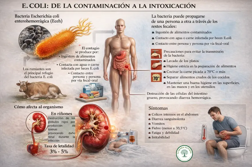 intoxicación por escherichia coli