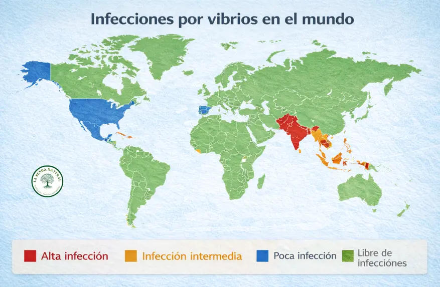 mapa de infeccones por colera