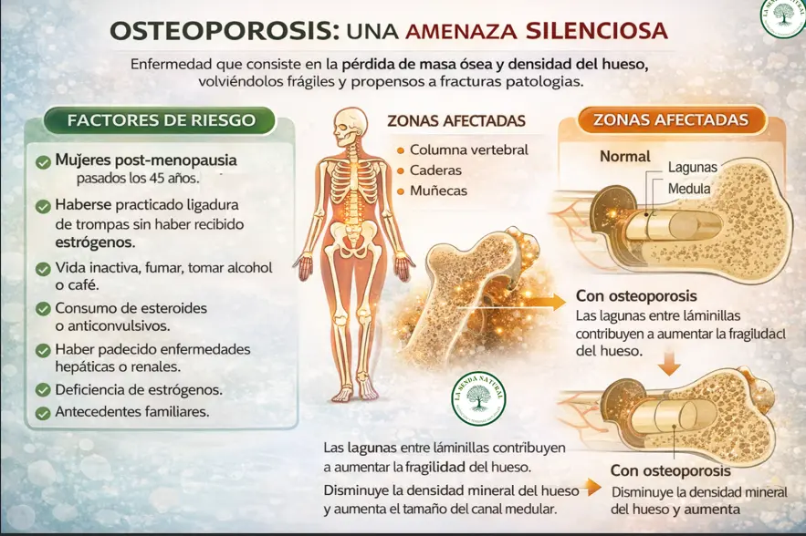 osteoporosis infografía médica