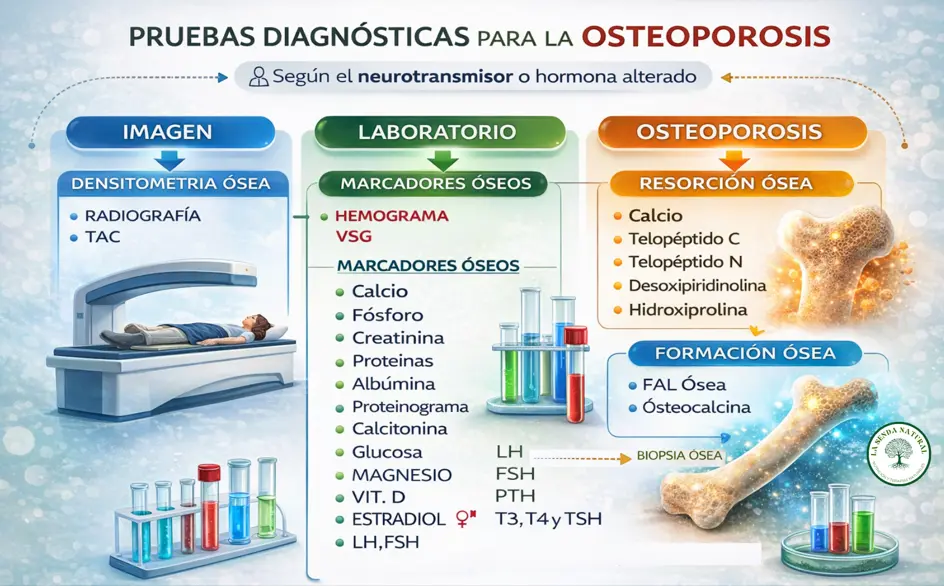 pruebas diagnósticas de la osteoporosis