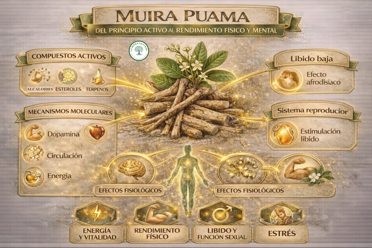 Muira puama principios y funciones
